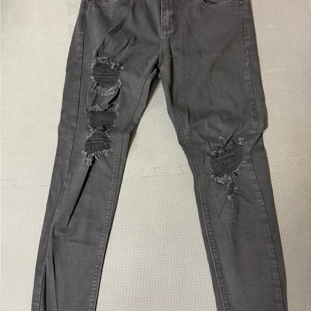 Just Black Charcoal Denim Pants